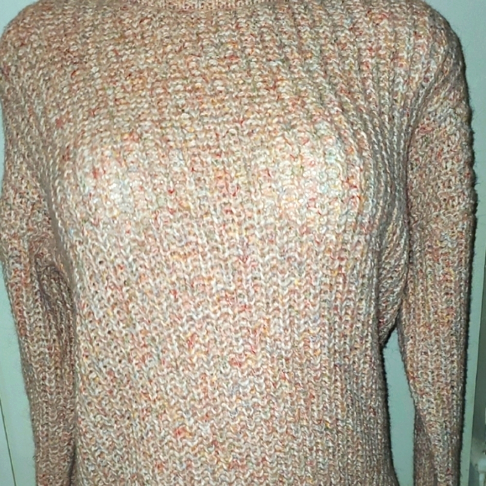 Forever 21 Multi Colored Crew Neck Sweater Size Medium